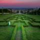 Sunset over Parque Eduardo VII, Lisboa