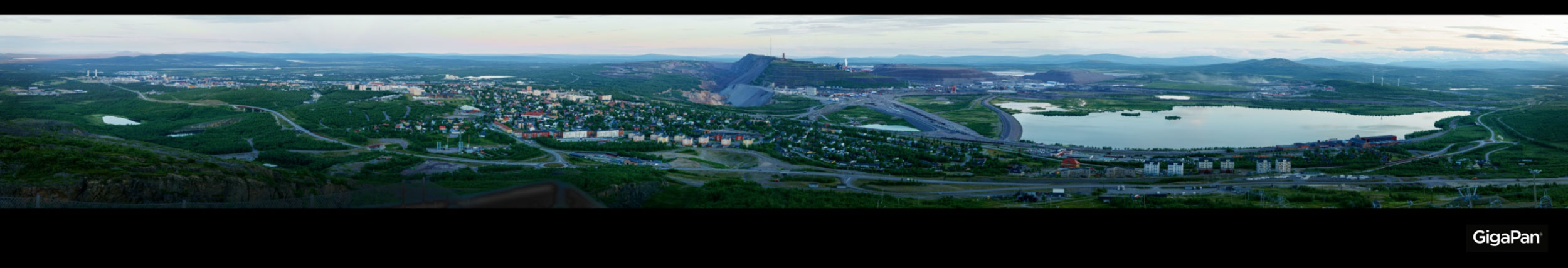 Kiruna_2026 Panoramabilde av Kiruna i 2026